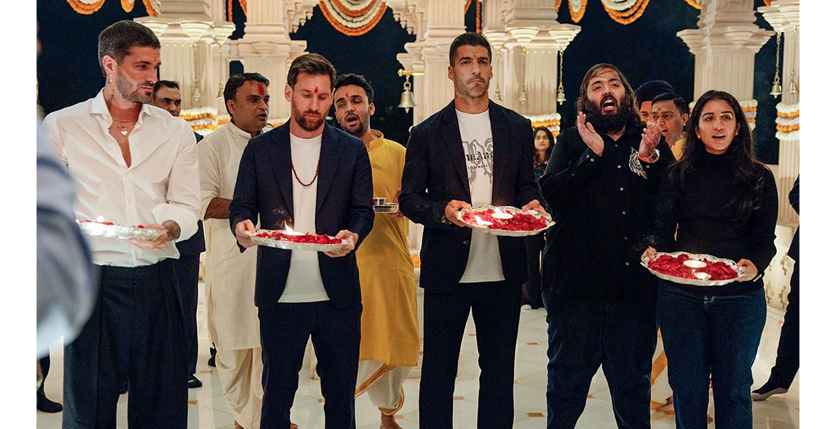 Lionel Messi Joins Anant Ambani at Vanta...